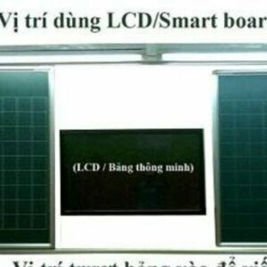 Bảng trượt ngang 2 lớp 1 trượt